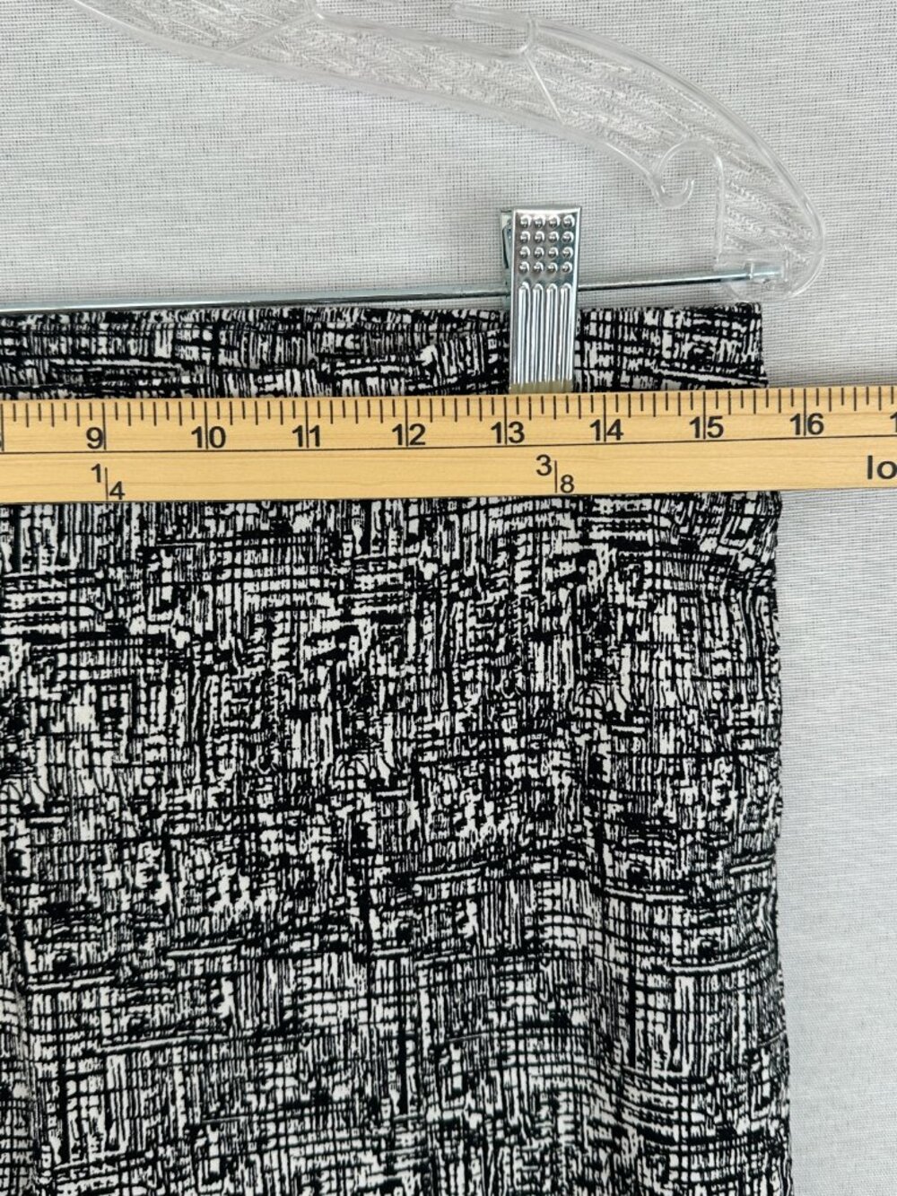 89th + MADISON BLACK & WHITE PRINTED WOMEN'S PANTS, STRAIGHT LEG, PULL-ON, L/G - Picture 4 of 9